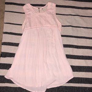 girls, pink, above knee dress
